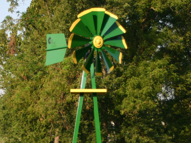 Small Backyard Windmill (Multiple Color Options) | Herrmann's Fish Farm